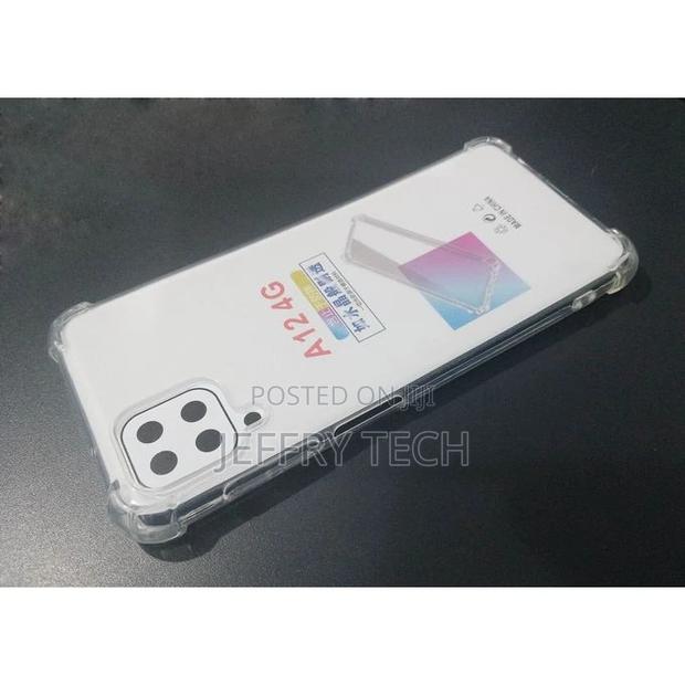 Anti-Shock Back Cover for Samsung Galaxy A12 - Transparent