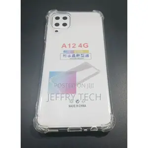 Anti-Shock Back Cover for Samsung Galaxy A12 - Transparent