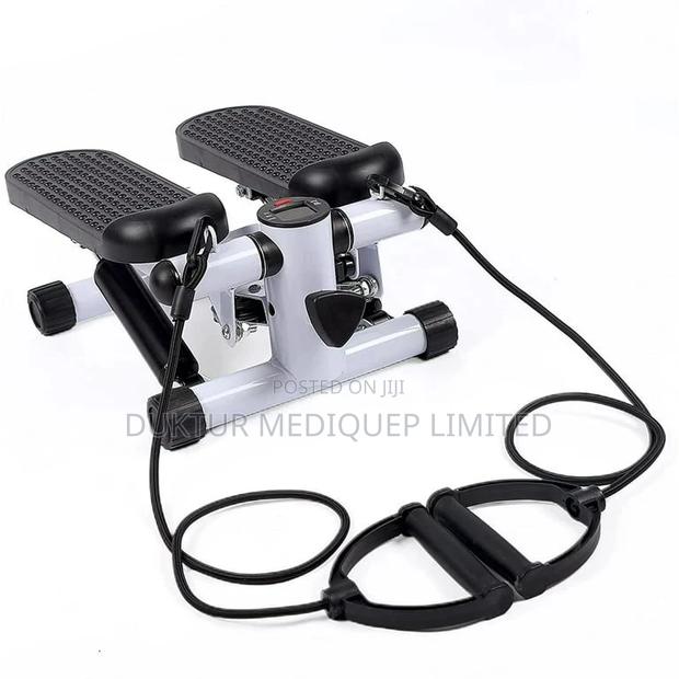 Mini Stepper With Resistance Band, Stair Stepping Fitness