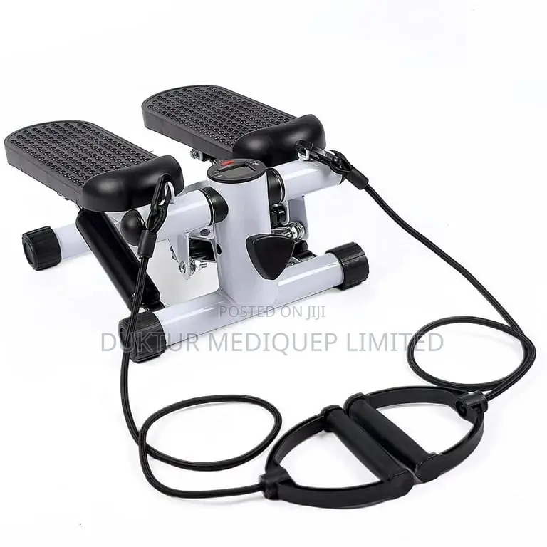 Mini Stepper With Resistance Band, Stair Stepping Fitness