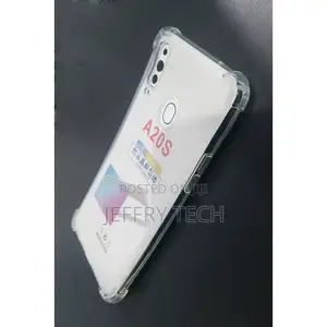 Anti-Shock Back Cover for Samsung Galaxy A20s - Transparent