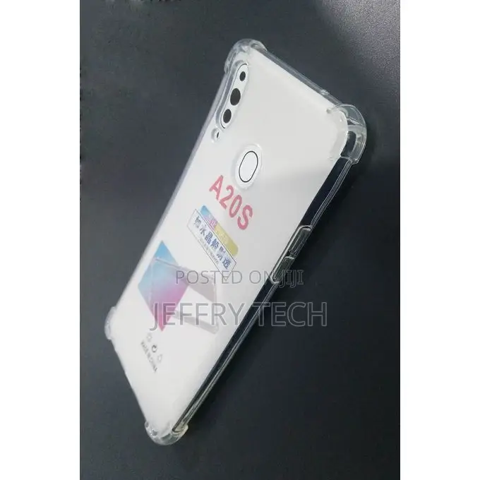 Anti-Shock Back Cover for Samsung Galaxy A20s - Transparent