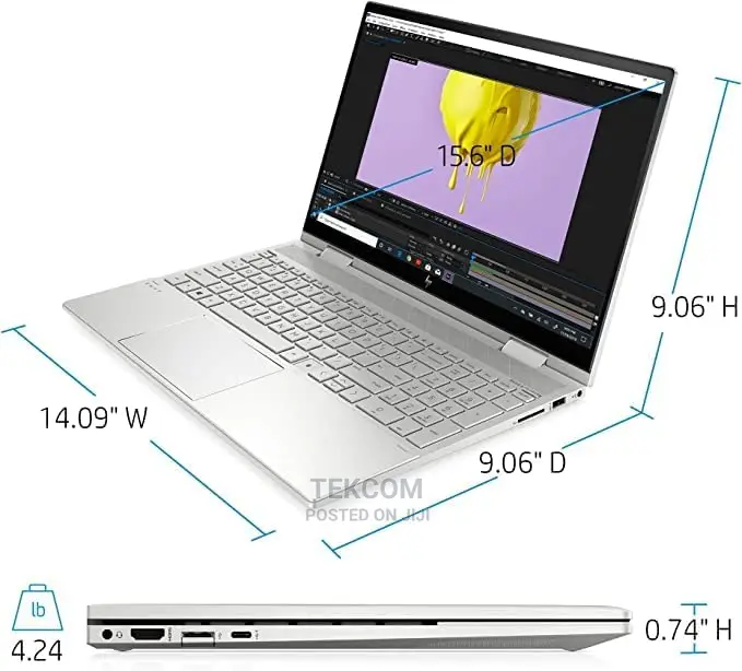 New Laptop HP Envy X360 16GB Intel Core I7 SSD 512GB