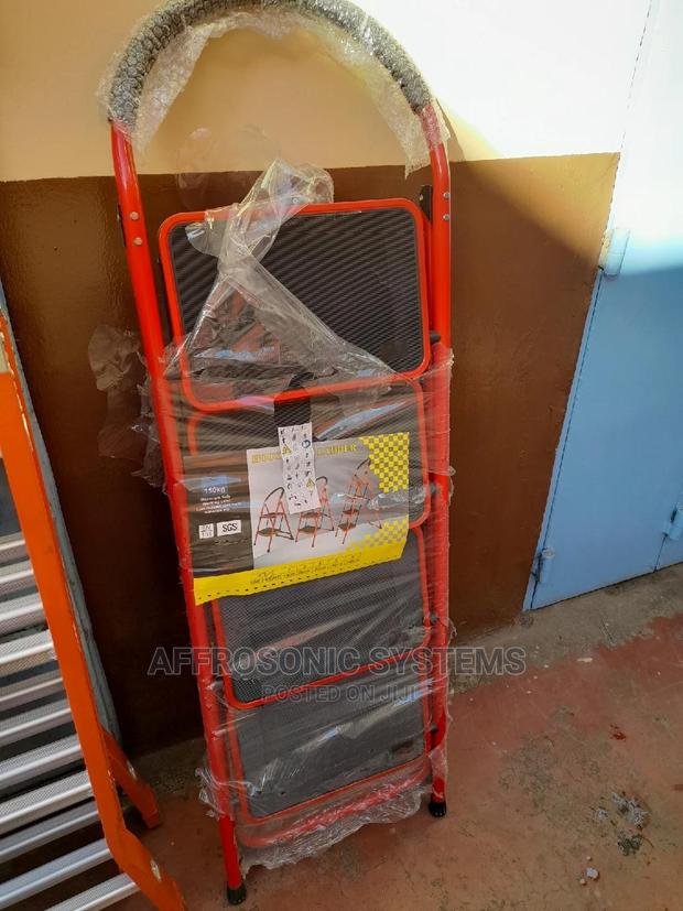 A Type Steel Step Ladder - thumbnail 7