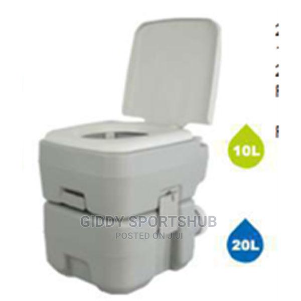 20L Portable Camping Toilet With Piston Pump - main view