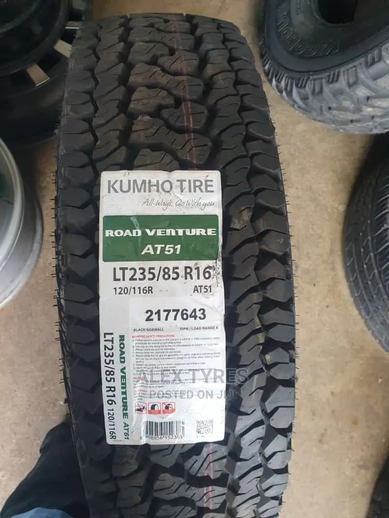 235/85r16 Kumho Tires Made in Korea