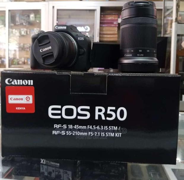 Canon Eos R50 18-45mm Lens Mirrorless Camera - main view
