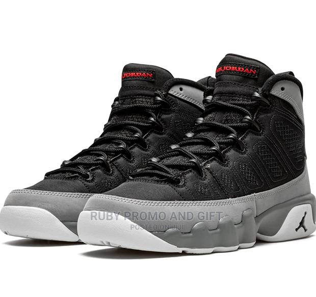 Air Jordan 9 Particle Grey Sneakers - main view