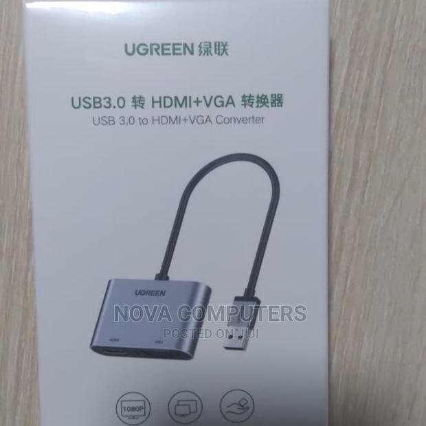 UGREEN USB 3.0 to HDMI + VGA Converter
