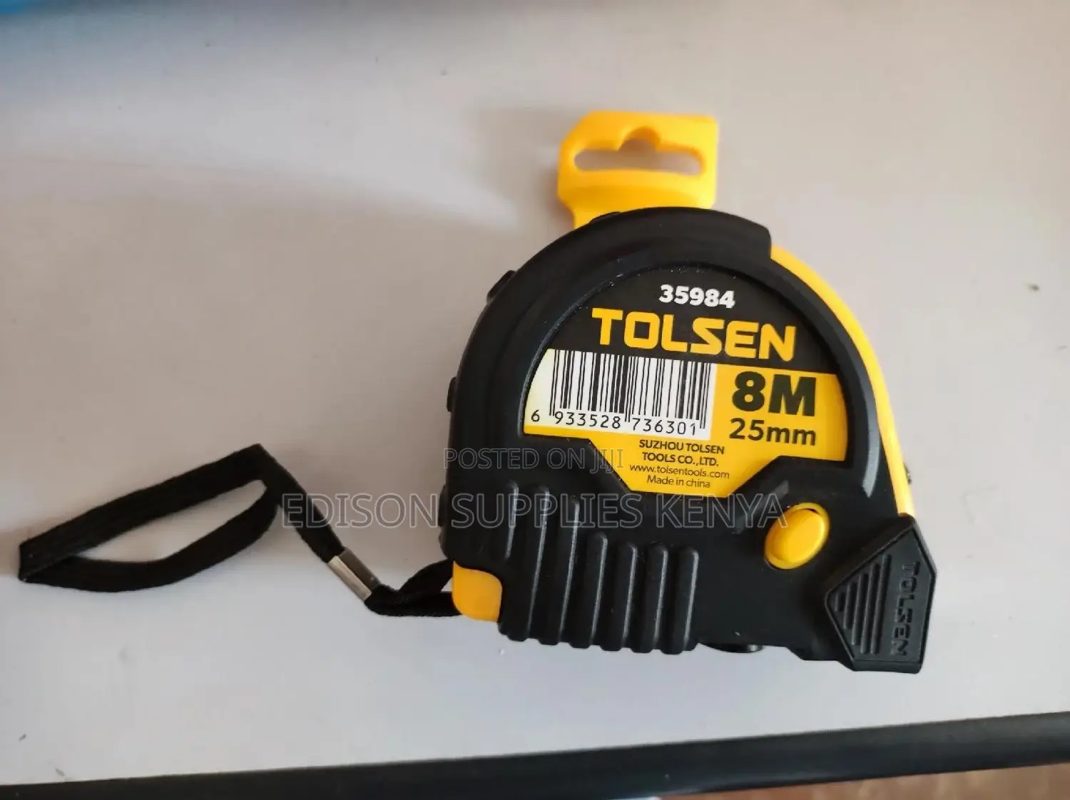 Tolsen Measuring Tapes 8 Metres Heavy Duty Industrial Tapes