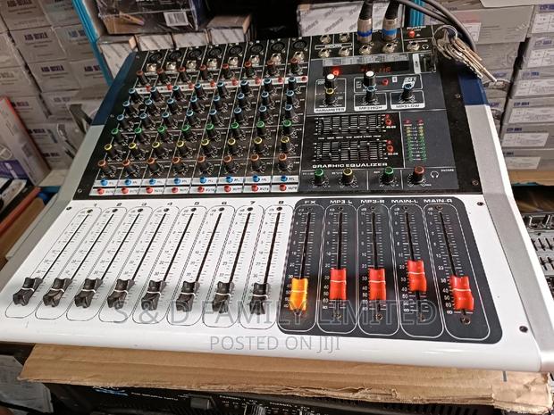 8 Channels Pro Mixer - main view