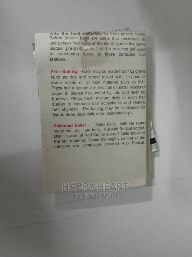 Red Cat Rodenticide 2grams , 12 Pieces / 1dozen - thumbnail 6