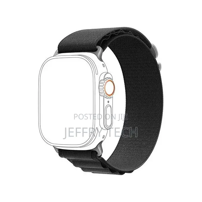 Strap With Metal Steel G‐Hook for Apple Watch Ultra 49mm - B
