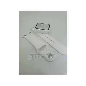 Silicon Strap Replacement for Apple Watch - 44mm - White