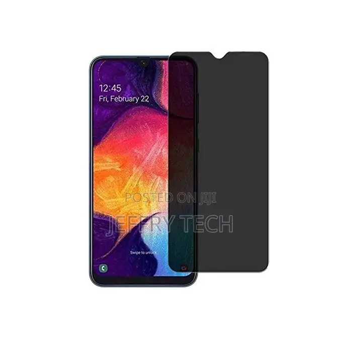 Privacy Tempered Glass Screen Protector for Samsung A10s