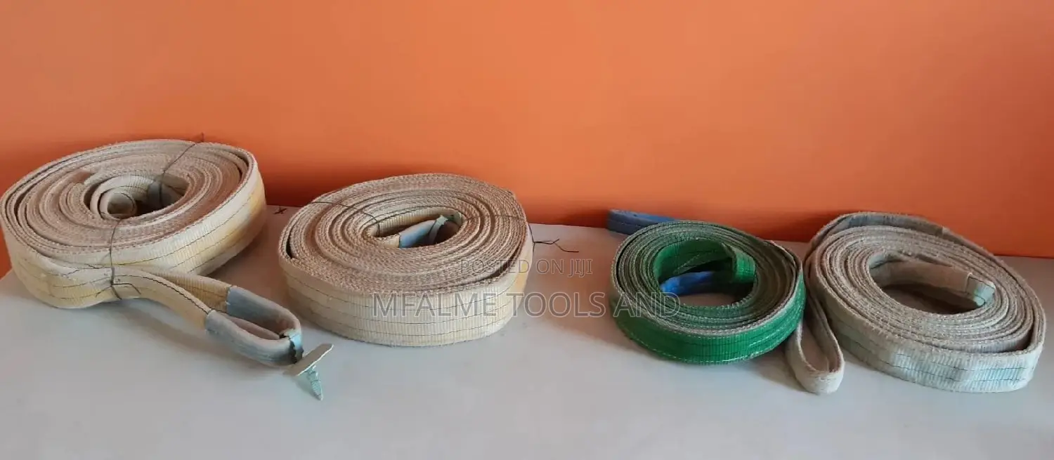 Lifting Straps - Heavy Duty 1-6tones, 3-10m for Cranes Ex-Uk