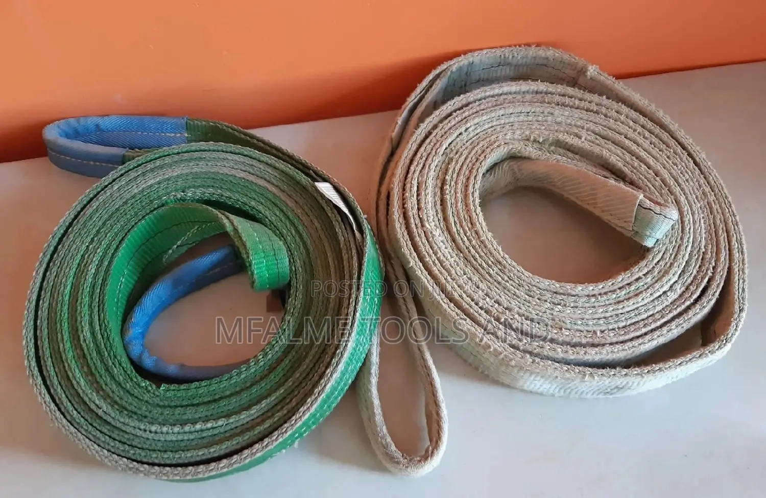 Lifting Straps - Heavy Duty 1-6tones, 3-10m for Cranes Ex-Uk