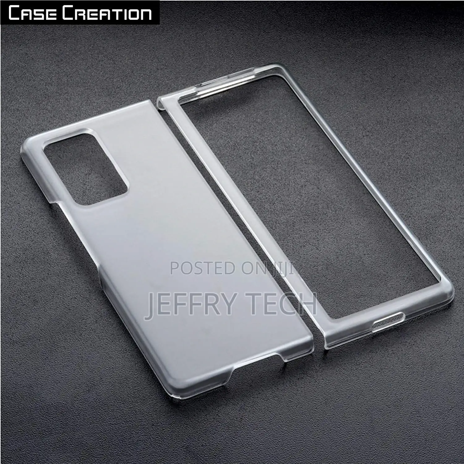 Transparent Hard Back Cover for Samsung Z Fold 2 (2020),Sams