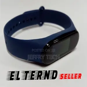 Sports Silicone Wrist Strap for Xiaomi Mi Band 3 / 4 -Navy B