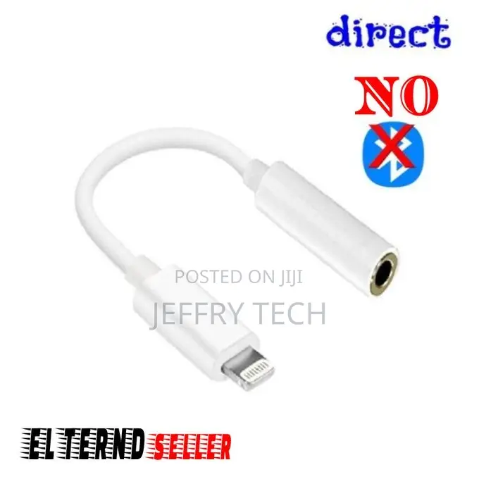 iPhone to 3.5mm Headphone Jack Adapter - Works Directly With