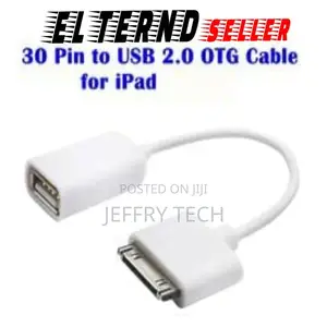 iPad Connection Adapter for Easy Downloading of Photos From