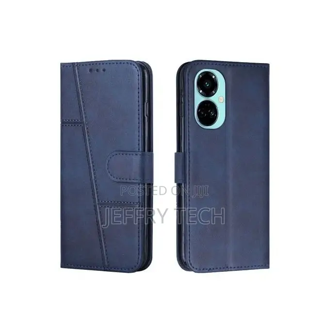 Tecno Camon 19 Pro 5G Flip Leather Phone Case(Blue)