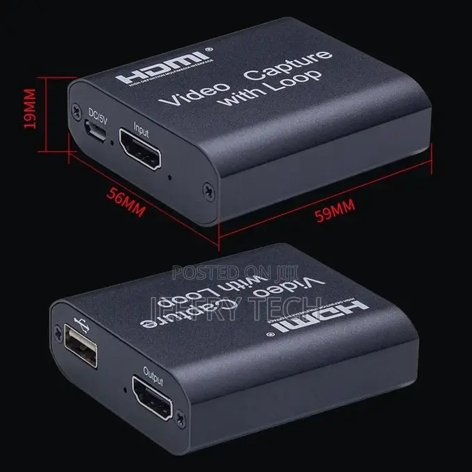 USB 2.0 to HDMI HD Video Capture With Loop