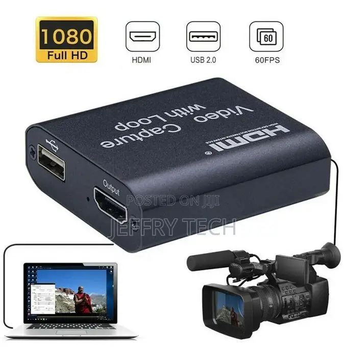 USB 2.0 to HDMI HD Video Capture With Loop