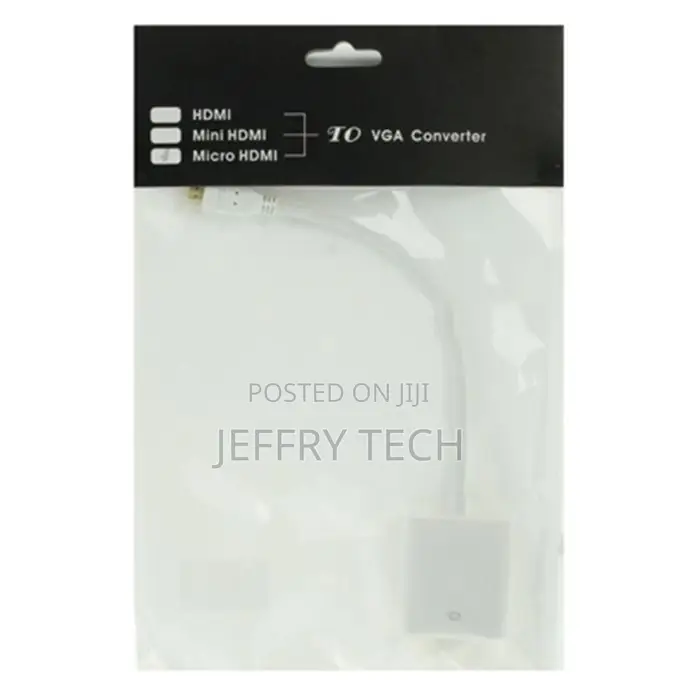 22cm Micro HDMI Male to VGA Female Video Adapter Cable, Sup