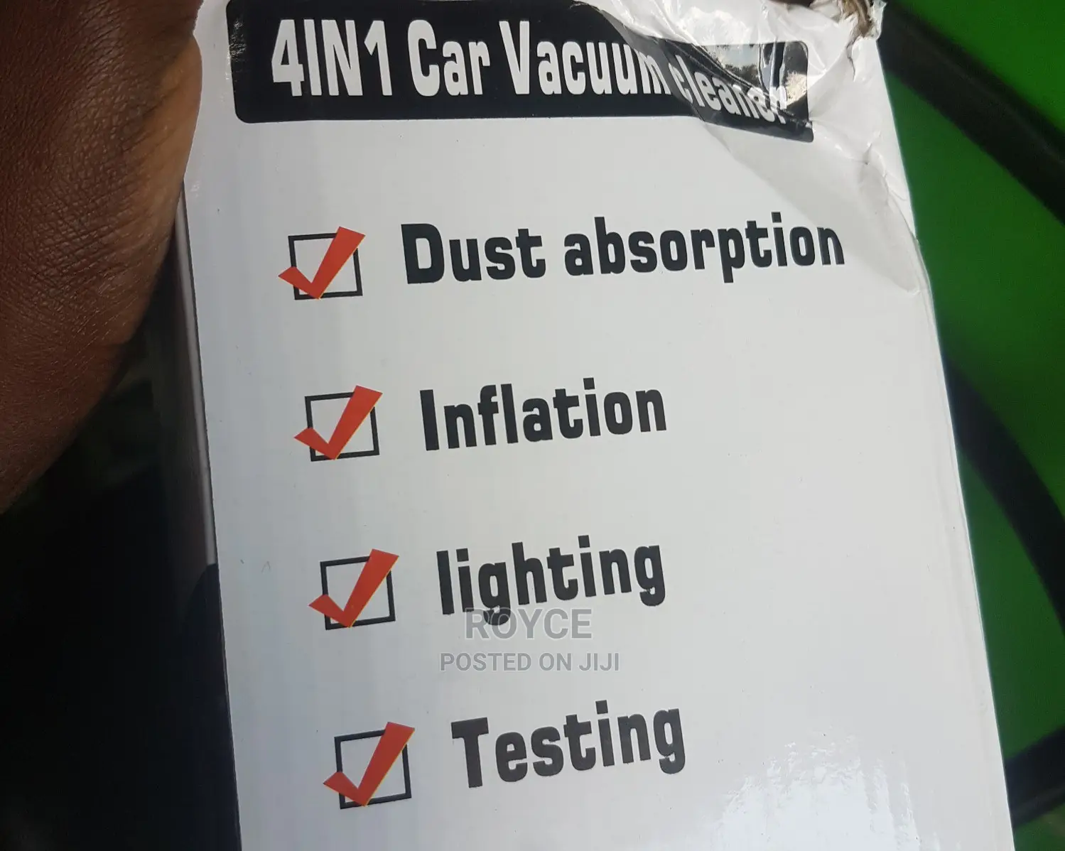 4 in 1 Car Vacuum Cleaner