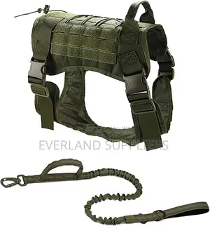 Military Vest Harness and Leash