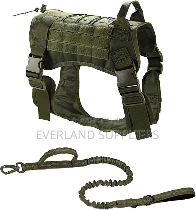 Military Vest Harness and Leash