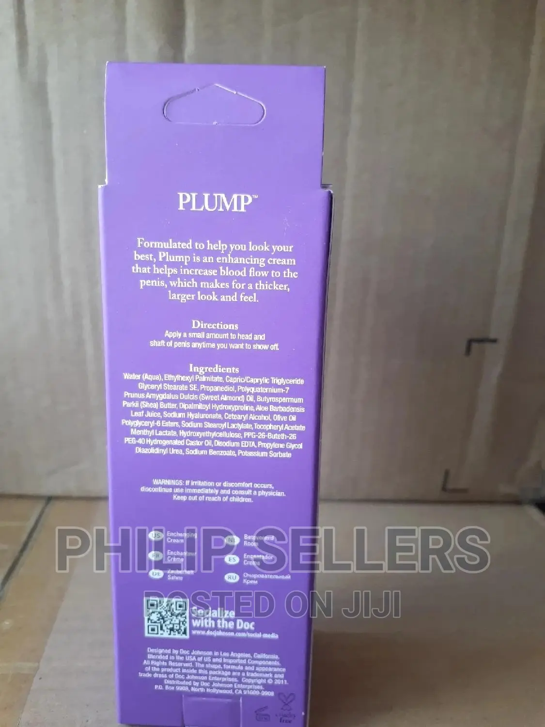 Men Size Thickness Enhancing Cream