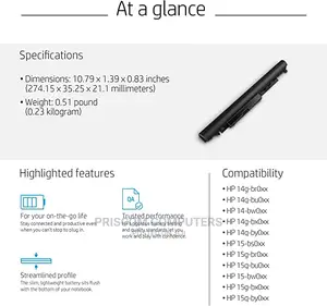 Jc04 Jc03 Battery HP 240 G6 245 G6 250 G6 255 G6 14-Bs 15-Bs