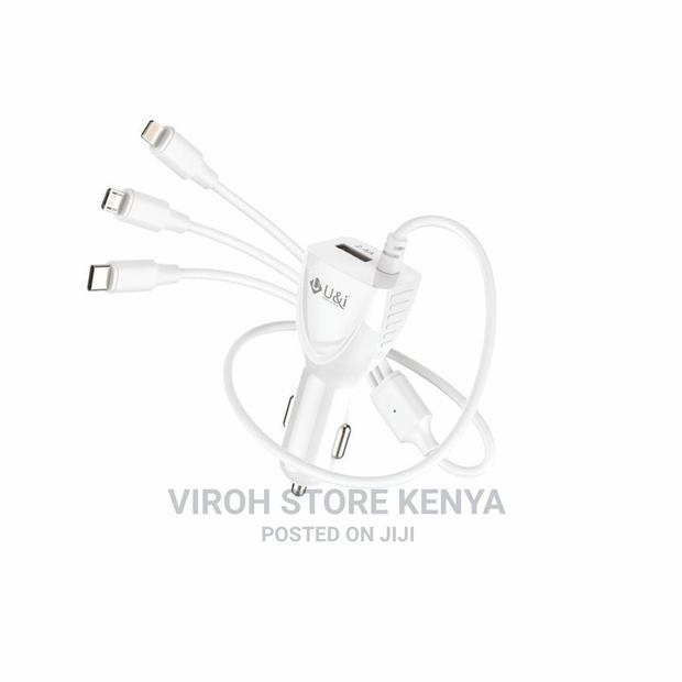 Uicc 7465 Popular Series Car Charger With iPhone Micro-Usb