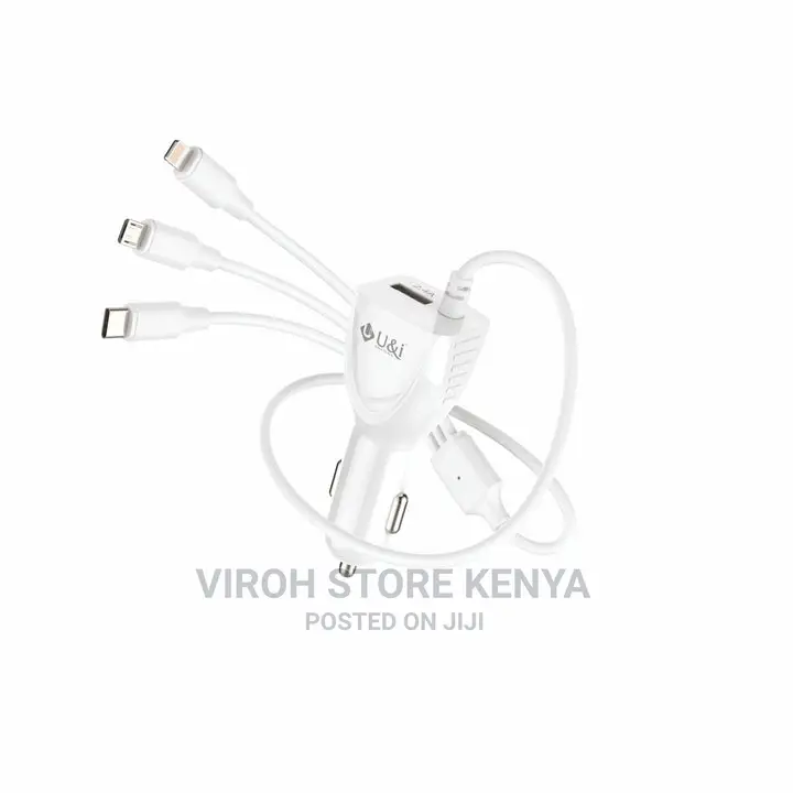 Uicc 7465 Popular Series Car Charger With iPhone Micro-Usb