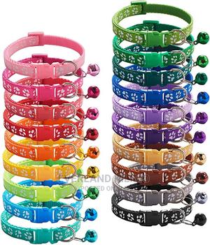 Elegant Paw Printed Pet Collar - thumbnail 2