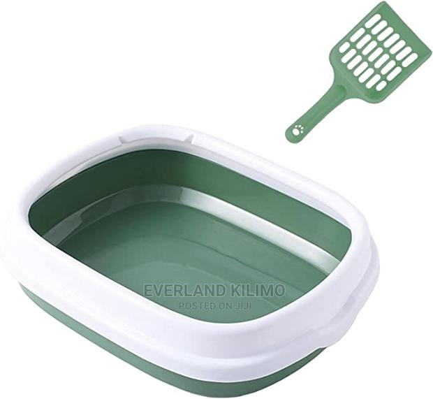 Durable Cat Litter Box - main view