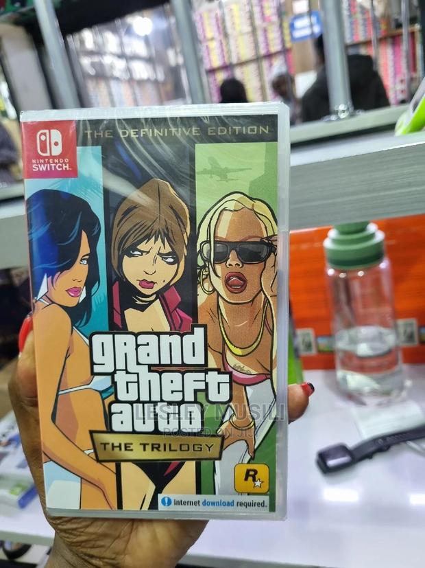 Nintendo Switch GTA v the Trilogy - main view