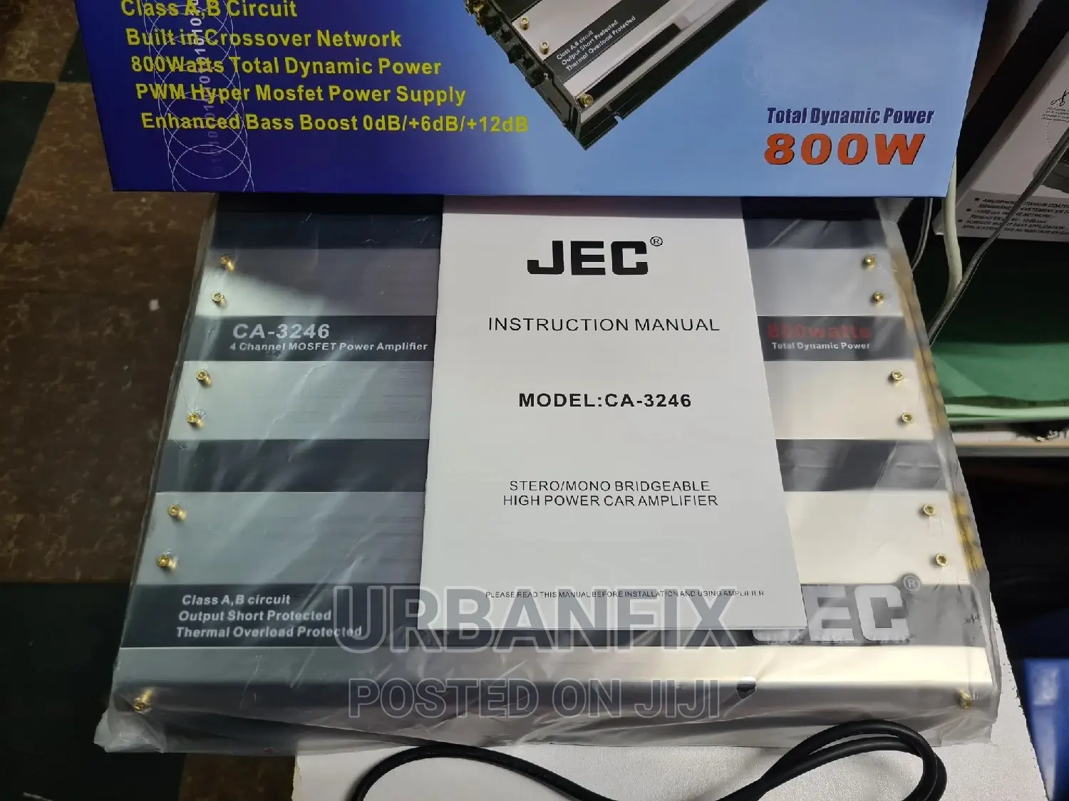 4 Channel JEC 800 Watts Amplifier