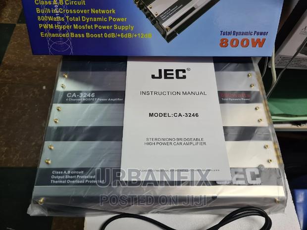 4 Channel JEC 800 Watts Amplifier