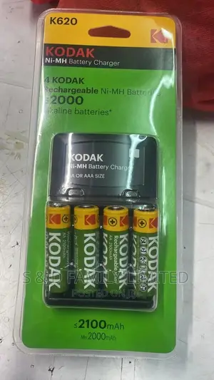 Kodak 4AA Rechargeable Batteries Plus Charger