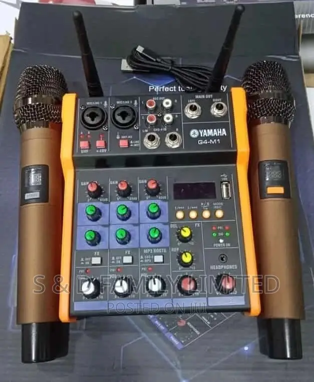 Yamaha Plain Mixer With Wireless Microphone