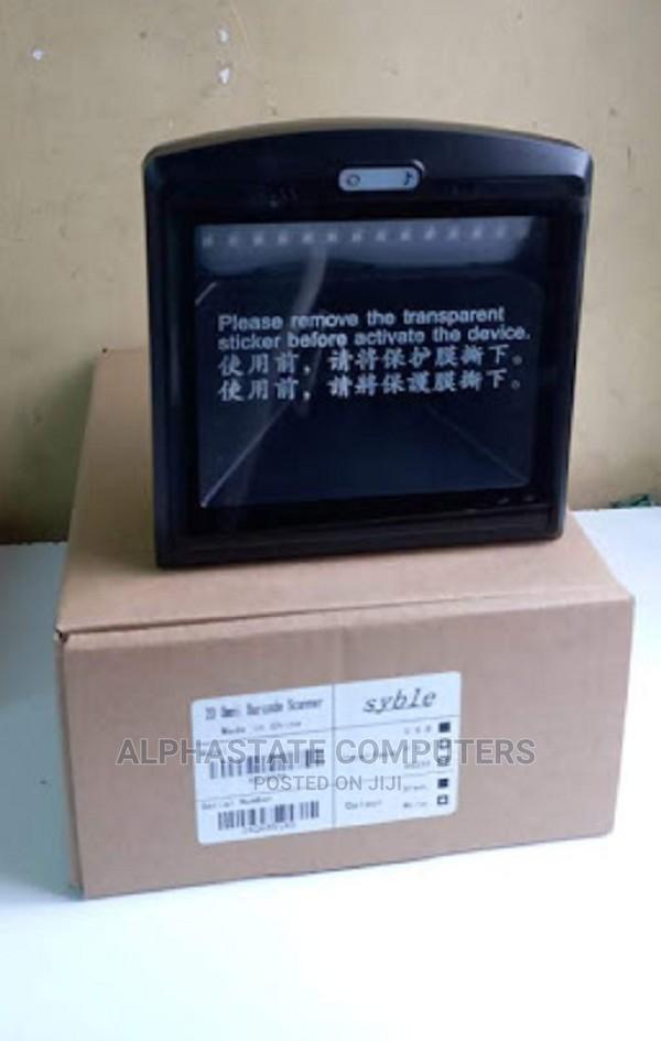 Syble 1D 2D Table Mount Laser Barcode Scanner XB802D - main view