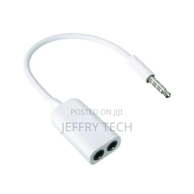3.5mm Stereo Audio Earphone Splitter Cable Adapter for Appl