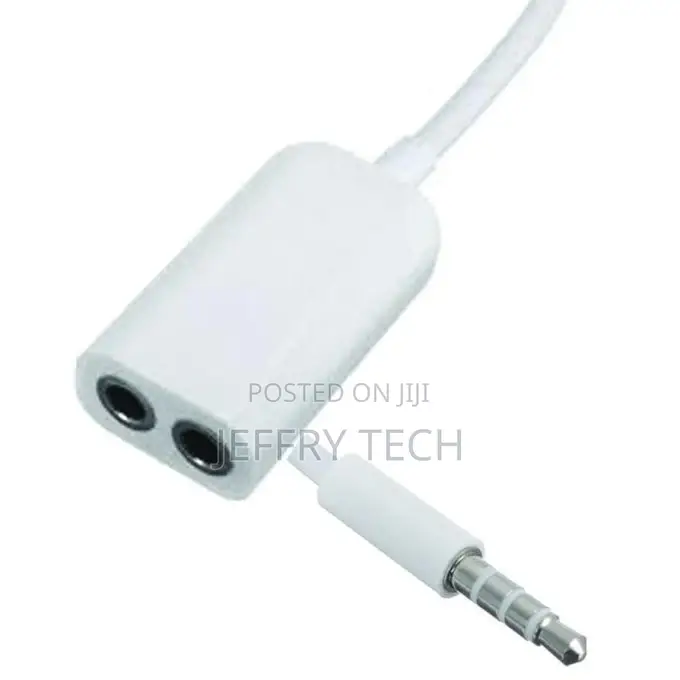 3.5mm Stereo Audio Earphone Splitter Cable Adapter for Appl
