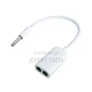 3.5mm Stereo Audio Earphone Splitter Cable Adapter for Appl
