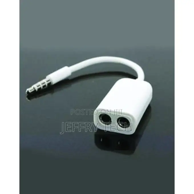 3.5mm Stereo Audio Earphone Splitter Cable Adapter for Appl