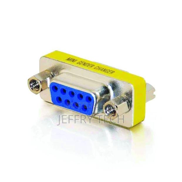 Golden DB9 Female/Female Mini Gender Changer