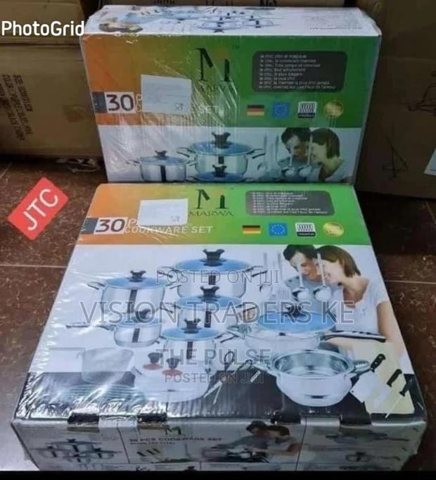 Marwa 30pcs Heavy Gauge Cookware Set
